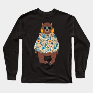 Best Mom Bear Funny Kawaii Bear Lover Mother's Day Long Sleeve T-Shirt